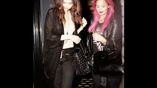 Demi Lovato e Selena Gomez deixando o Craig's restaurant ontem! 23/01