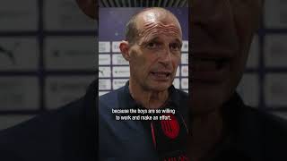 Post-match reaction from Max Allegri 🎙️?| #Shorts