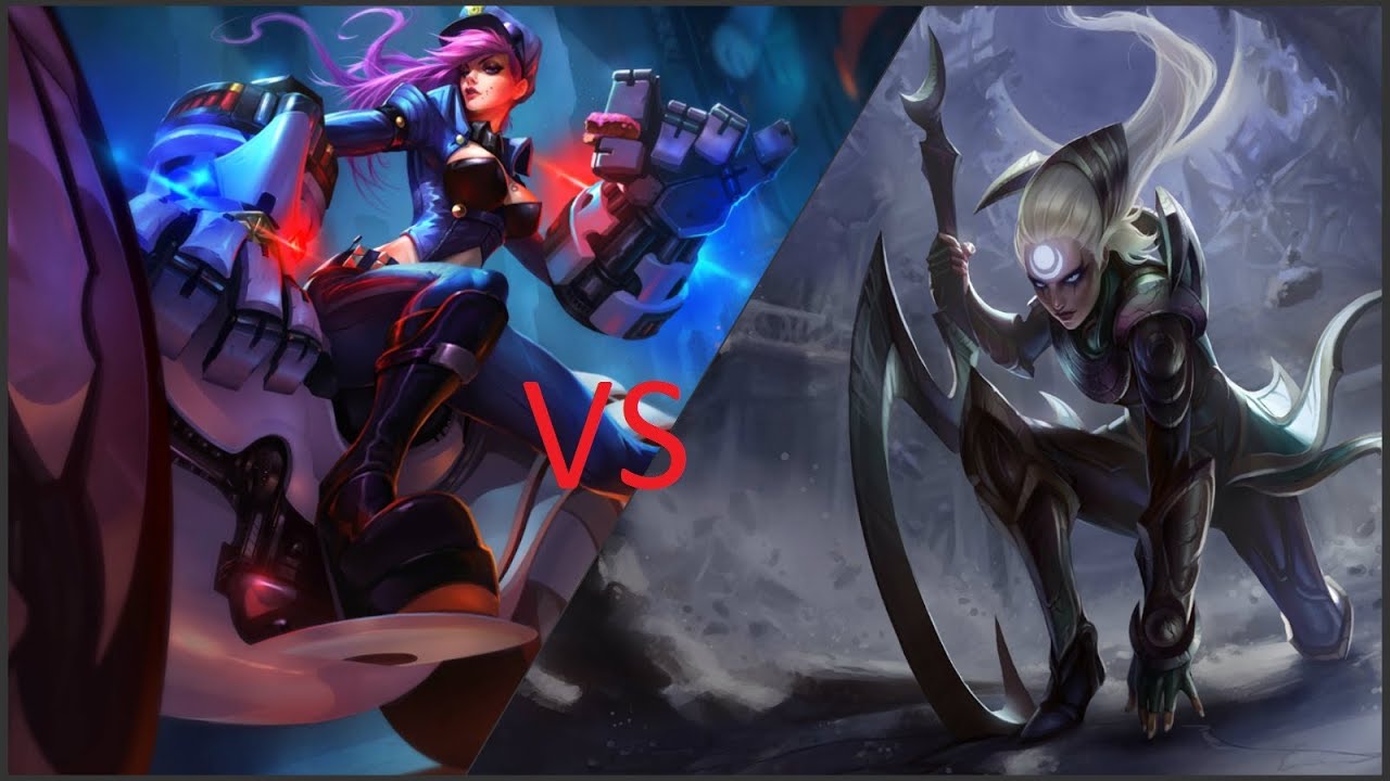 League Of Legends Battle #2: Officer Vi VS Diana - YouTube