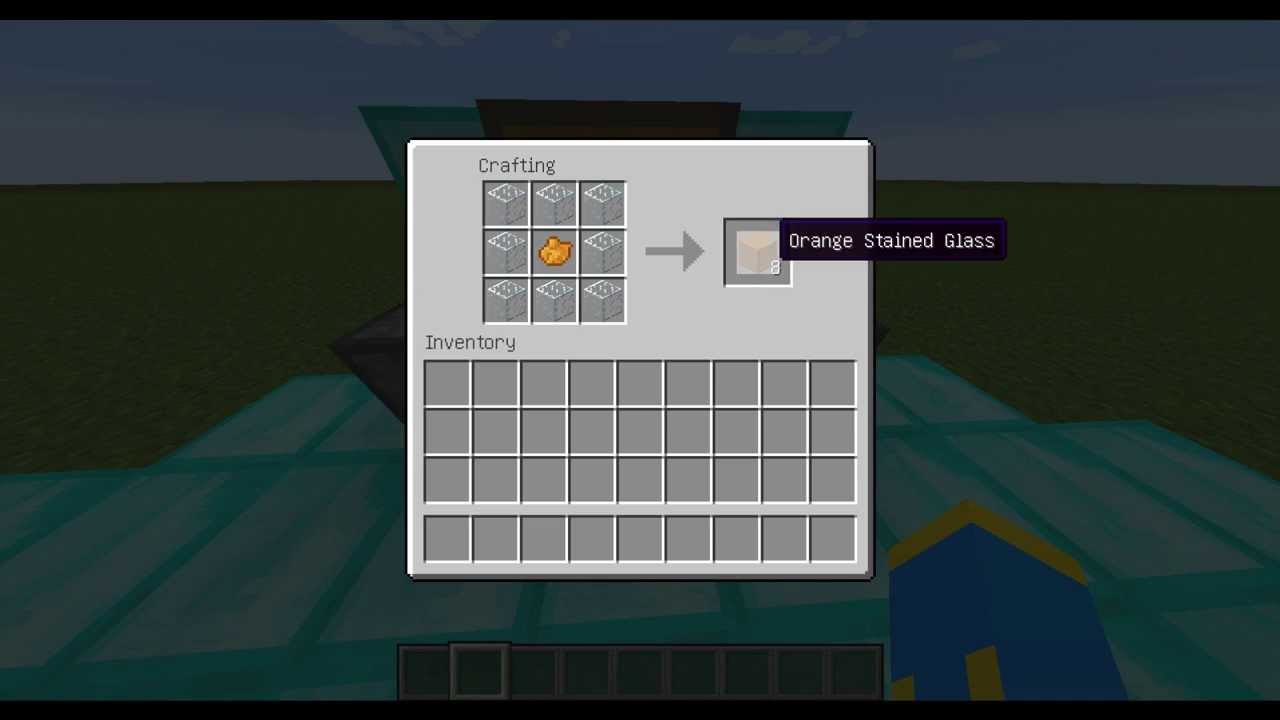 Minecraft Jak zrobić Pomarańczowe Szkło / Minecraft How to make Orange