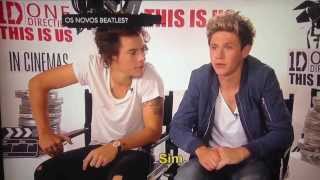 Entrevista do One Direction ao CQC / Interview for CQC Part 1 (4:48)