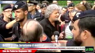 Beppe Grillo a Paderno Dugnano: non mollate!