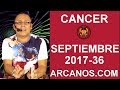 Video Horscopo Semanal CNCER  del 3 al 9 Septiembre 2017 (Semana 2017-36) (Lectura del Tarot)