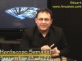Video Horóscopo Semanal SAGITARIO  del 28 Junio al 4 Julio 2009 (Semana 2009-27) (Lectura del Tarot)