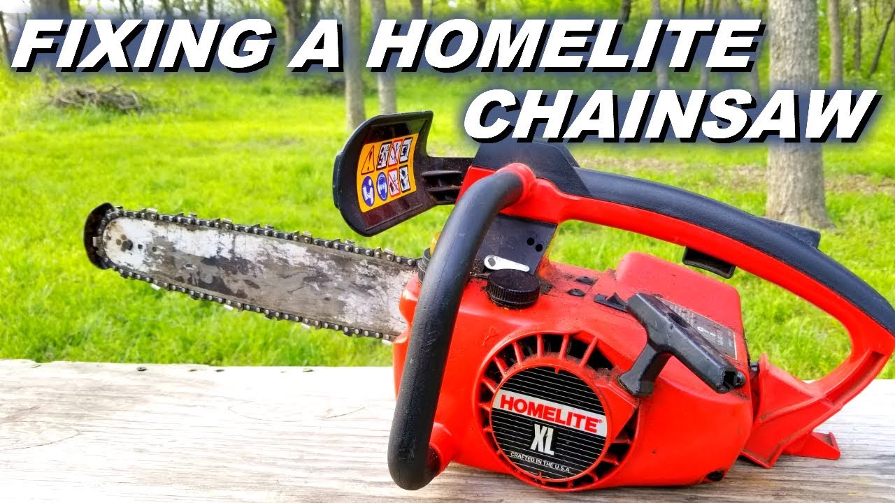 Homelite+Chainsaw+Repair+and+Carb+Cleaning.