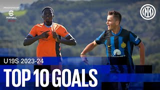 GOALS THAT DESERVE FULL MARKS 🤩? | TOP 10 GOALS U19S 2023/24⚽🖤💙???