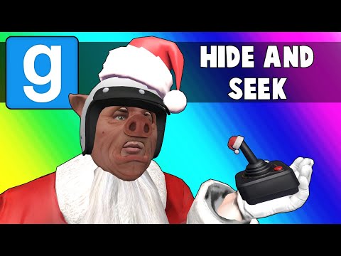 Gmod Hide and Seek Funny Moments - Sleigh Rides and Arcade Games! (Garry's Mod)