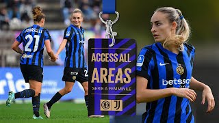 IL DERBY D'ITALIA DELLE NOSTRE INTERWOMEN ⭐ | ALL ACCESS 👀? | HIGHLIGHTS DA BORDOCAMPO📹⚫🔵???