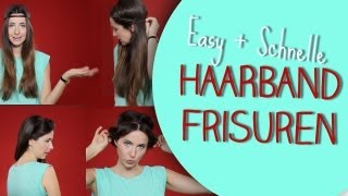 Hochtoupiert & Weggeföhnt - Schnelle Haarband Frisuren by ooobacht