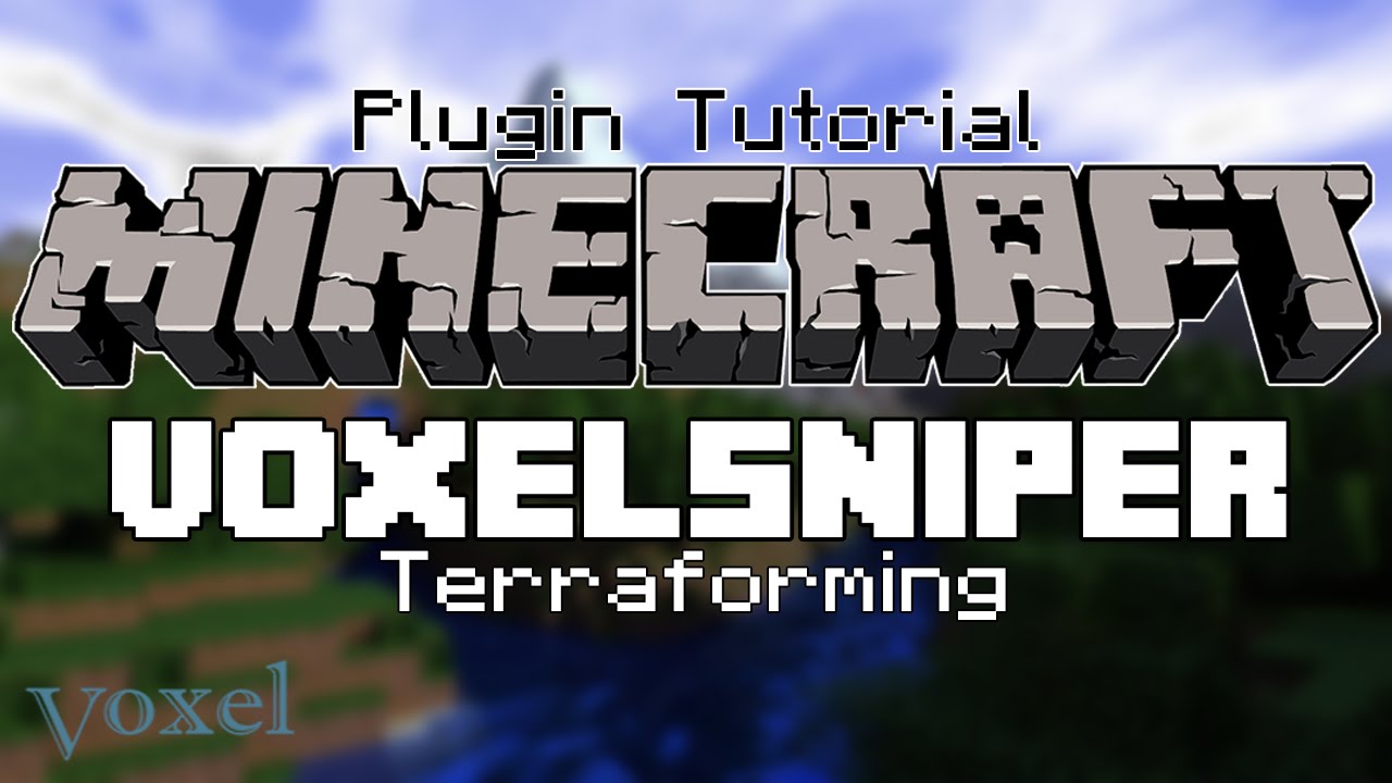 How to use VoxelSniper - Terraforming a mountain - YouTube