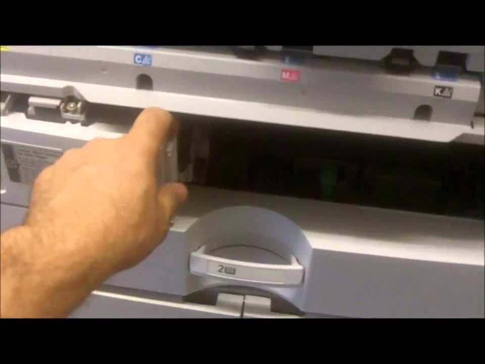 how to replace the toner in savin mp c2003