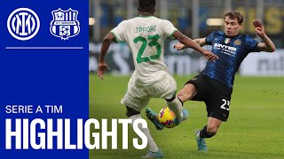 INTER 0-2 SASSUOLO | HIGHLIGHTS | SERIE A 21/22 ⚫🔵?