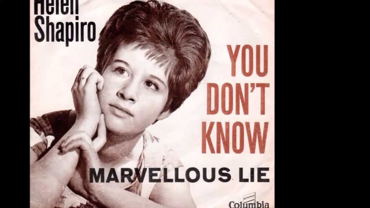 Helen Shapiro - You Don't Know - YouTube