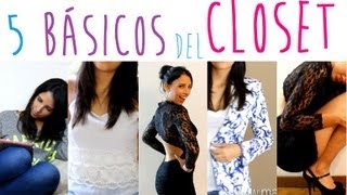 5 piezas BÁSICAS para tu CLOSET! - Mariale