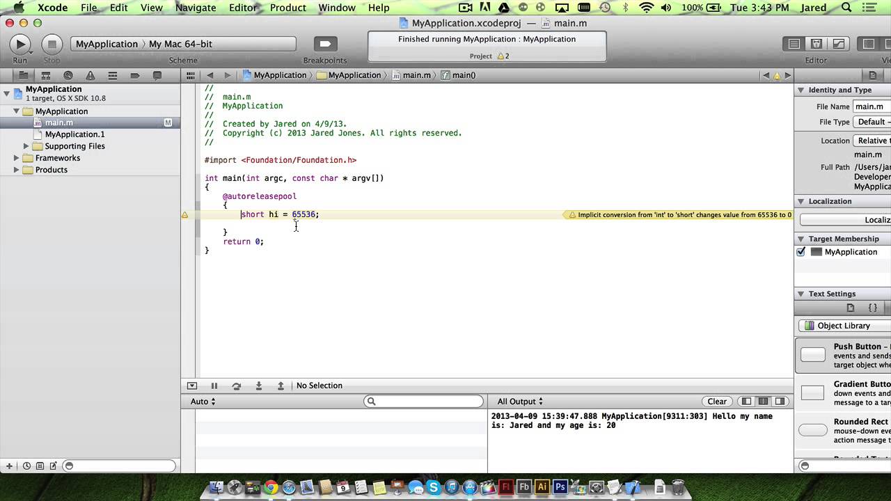 Learning objective c for mac os