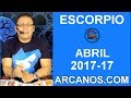 Video Horscopo Semanal ESCORPIO  del 23 al 29 Abril 2017 (Semana 2017-17) (Lectura del Tarot)