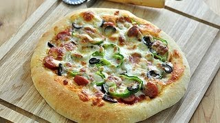 手工比薩。Homemade Pizza