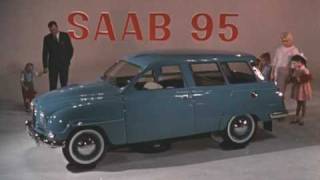 Saab TV-reklam från 1961 - "Saab 95 - Konturen"