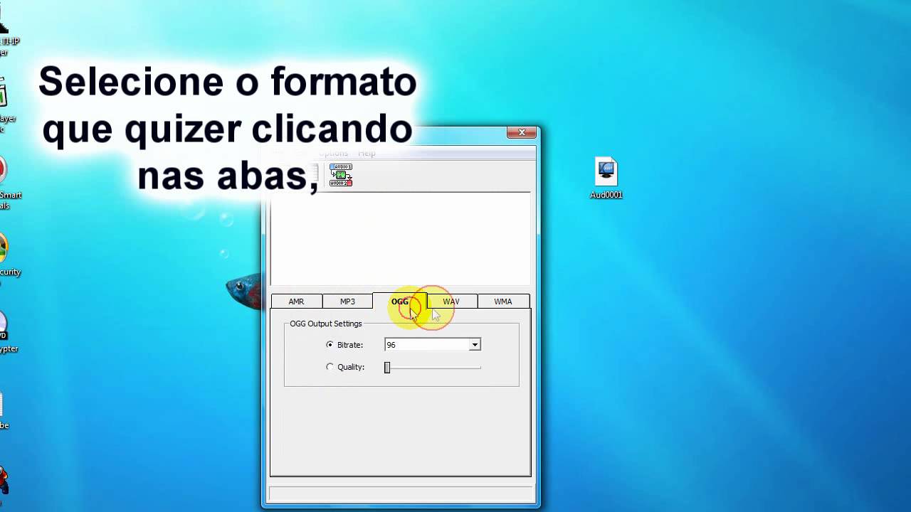 ... AMR para MP3, OGG, WAV ou WMA (How to convert AMR Files to MP3