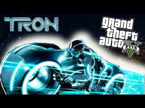 GTA 5 Mod - Tron Legacy Đi Tới Tương Lai Tìm Tron Flash Thì Gặp Zombie #1
