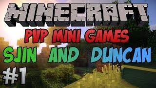 Minecraft - PvP Minigames - Quakecraft With Sjin and Duncan #1