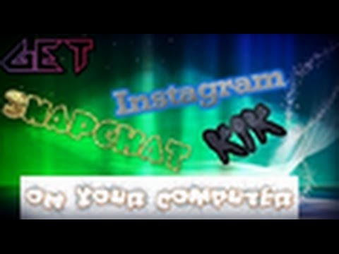 How To Get Instagram, Kik, Snapchat, or ANY app on your Mac or