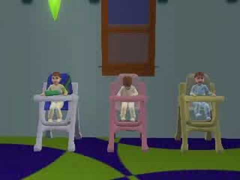 sims 2 toddler bed