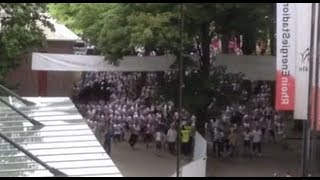 Blocksturm von Düsseldorf (1. FC Köln vs. Fortuna Düsseldorf 1:1 28.07.2013)