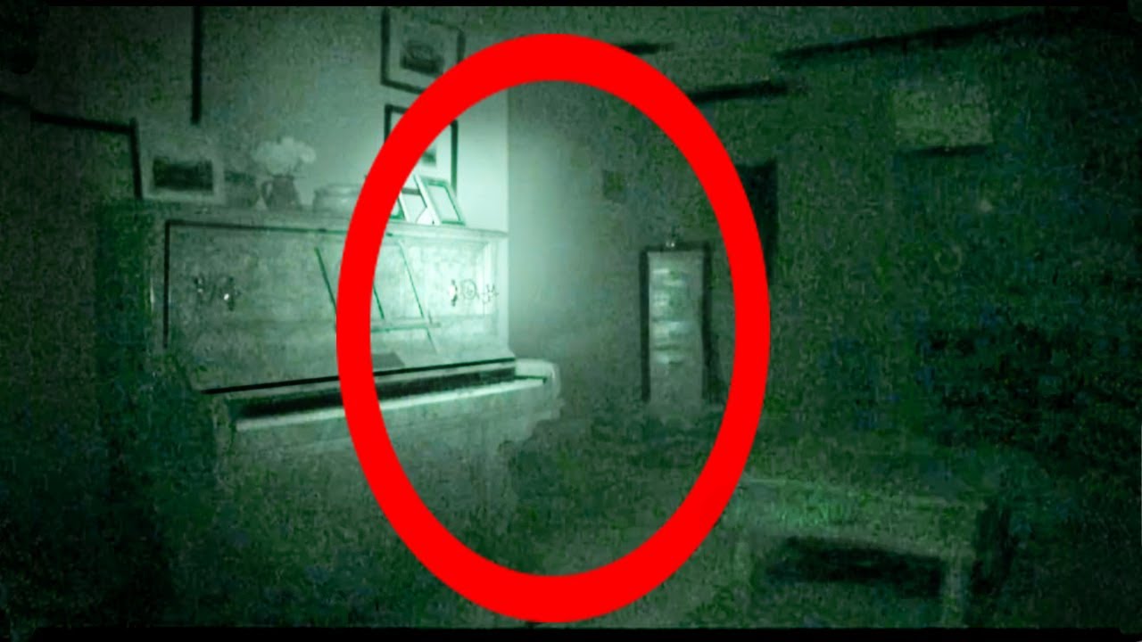 Piano Ghost. Real Ghost Footage. Scary Apparition Caught on Tape. - YouTube