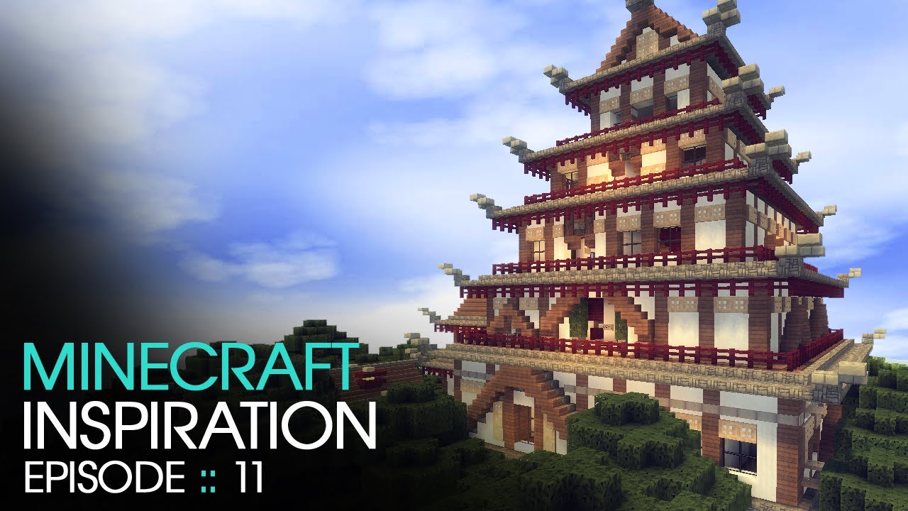 Minecraft :: Japanese Temple :: Inspiration w/ Keralis - YouTube