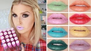 Lime Crime Lipstick Swatches! ♡ Full Collection Part 2