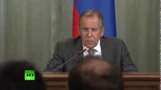Пресс-конференция глав МИД России и Сирии