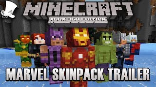 MARVEL Skinpack - Minecraft Xbox 360 OFFICIAL Trailer