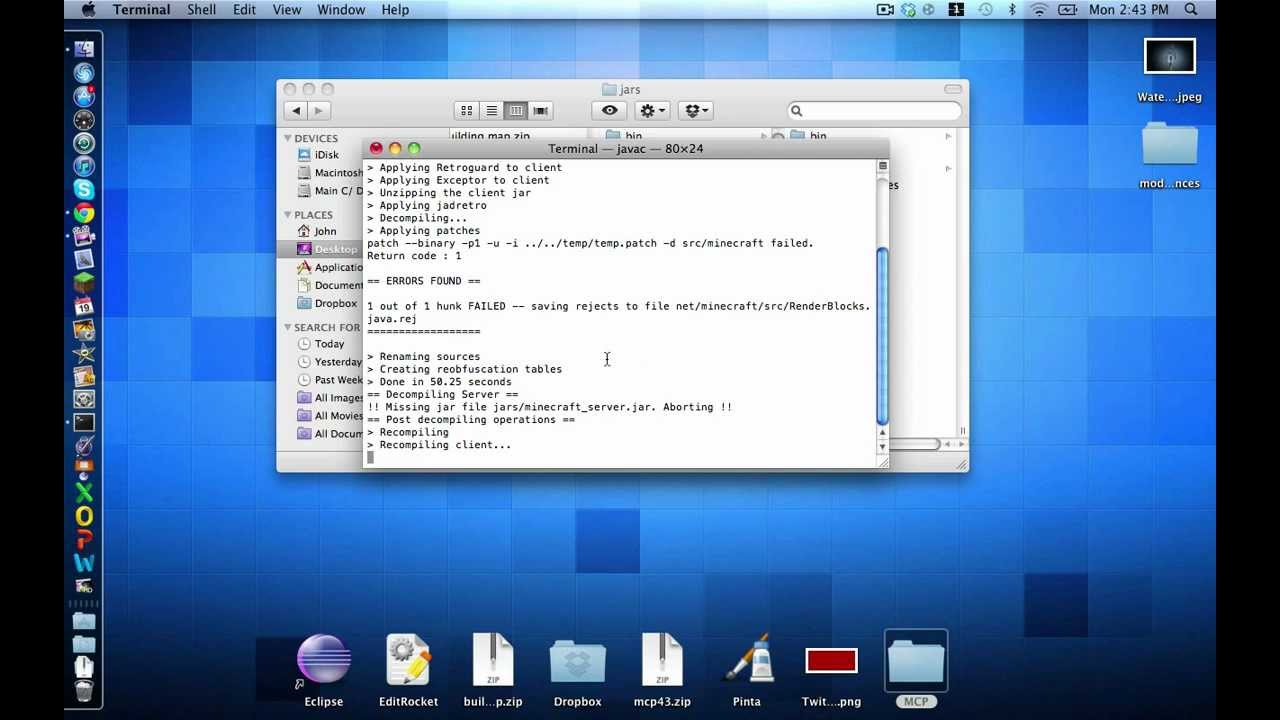 How to setup MCP with modloader [mac] 1.8.1 - YouTube