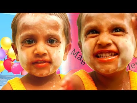 Sahasra Pretend Play Dress Up and New Make Up funny video