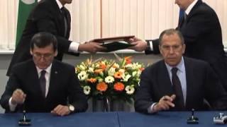 Подписание Программы сотрудничества между мининдел России и Туркменистана