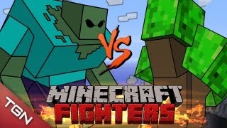 MINECRAFT FIGHTERS: ENT LORD VS MUTANT ZOMBIE  G1