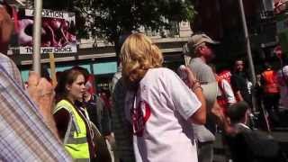 Member of Youth Defence challenges me for taking photos of crucifix