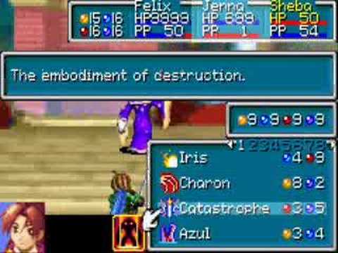 Golden Sun 2 cheats : Battle With Star Magician - YouTube