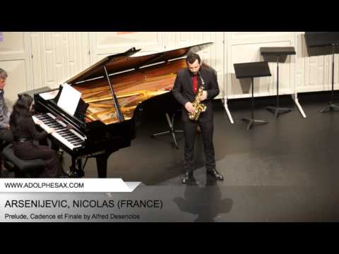 Dinant 2014 - ARSENIJEVIC Nicolas (Prelude, Cadence et Finale by Alfred Desenclos)