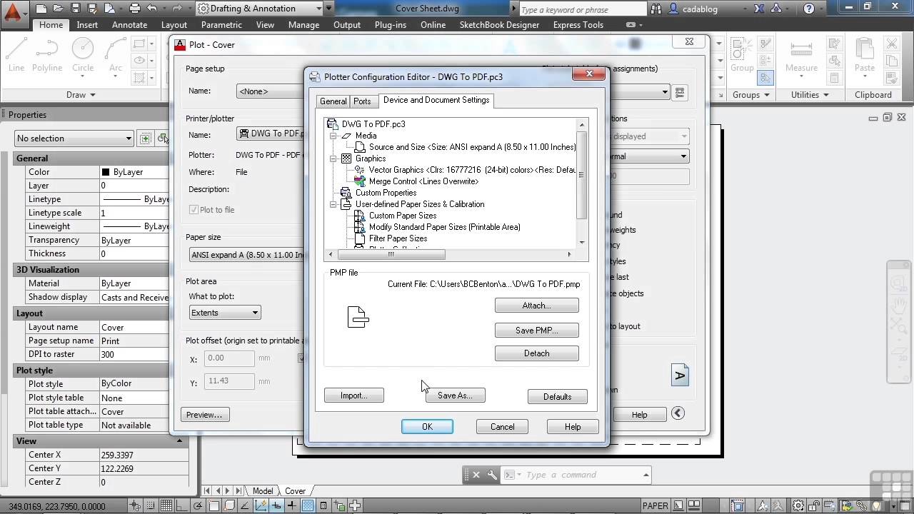 pc3 file autocad