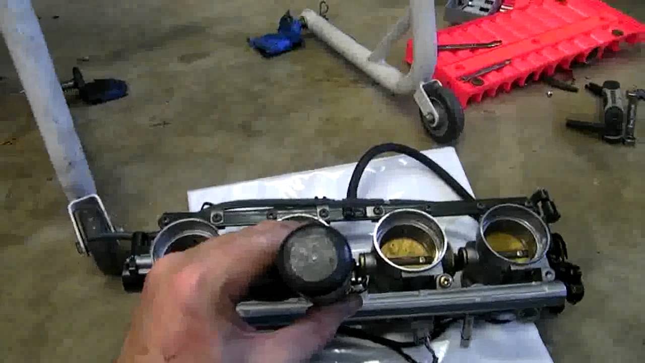 ZX12R Throttle Body and Injector Removal YouTube