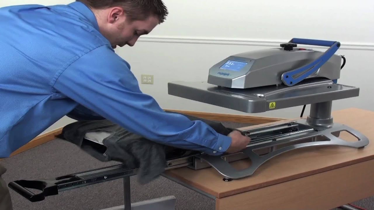 Hotronix® Fusion™ Heat Press Demonstration YouTube