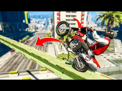 EPIC REAL LIFE BIKE STUNTS! - (GTA 5 Stunts & Fails)