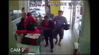 Assalto a loja do centro otico em Mossoro Rn