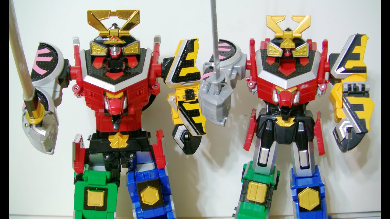 Samurai Sentai Shinkenger DX Shinken-Oh VS Power Rangers Samurai