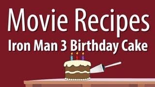 Iron Man 3 Birthday Cake - Movie Recipes