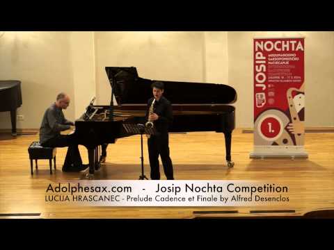 Josip Nochta Competition LUCIJA HRASCANEC Prelude Cadence et Finale by Alfred Desenclos