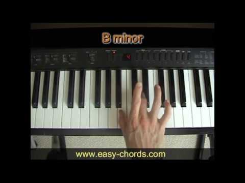 Bm Chord Piano (B minor chord notes) - YouTube