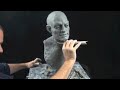 Sculpture demo - how to sculpt a portrait bust